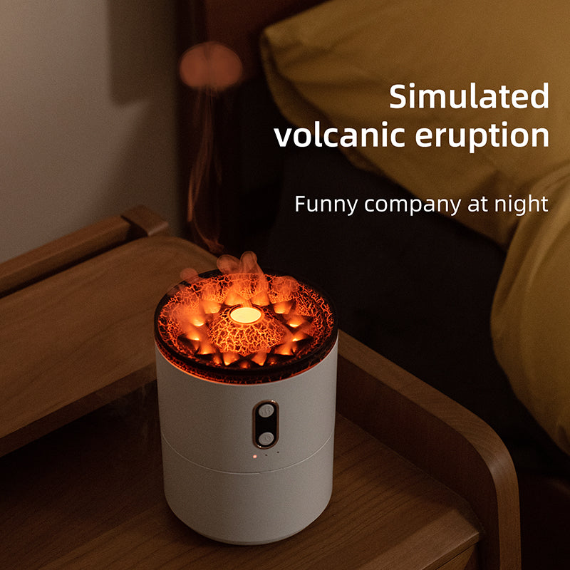 Volcanic Flame Aroma Night Light Lamp Fragrance Humidifier