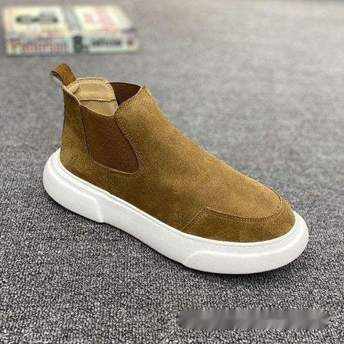 Autumnwinter Men's High-top Slip-on Shoes