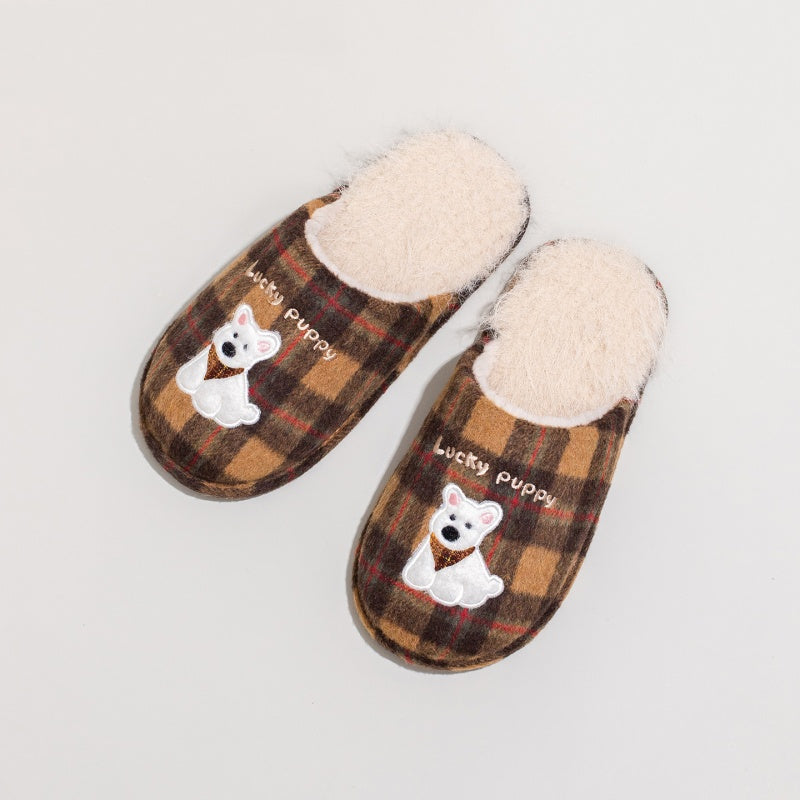 New Autumn And Winter Indoor Home Plush Cotton Shoes Cute Soft And Fluffy