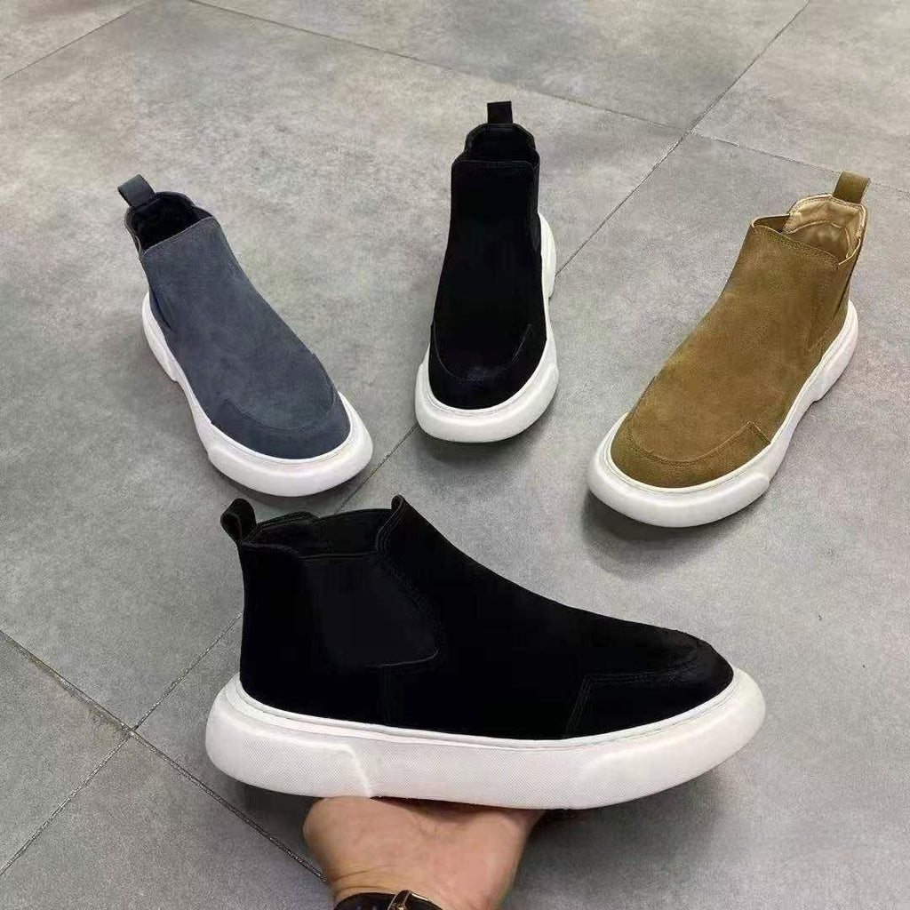 Autumnwinter Men's High-top Slip-on Shoes