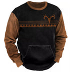Men's Street Sports Fashion Round Neck Sweater - QuickChop