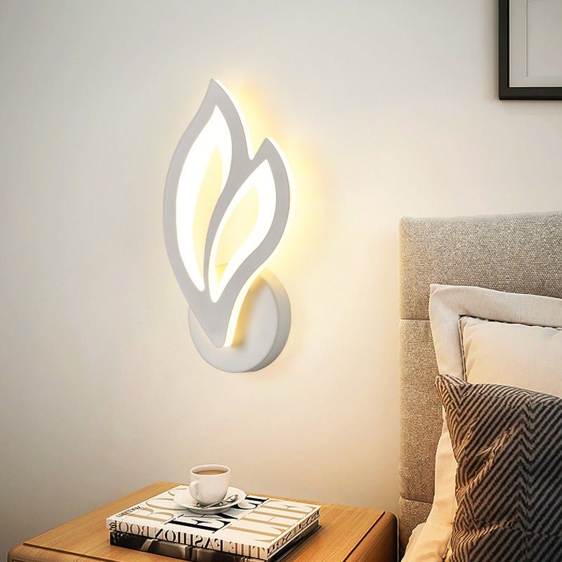 Modern Minimalist Iron Craft Wall Lamp Bedside Stairs Decorative Lamps - QuickChop