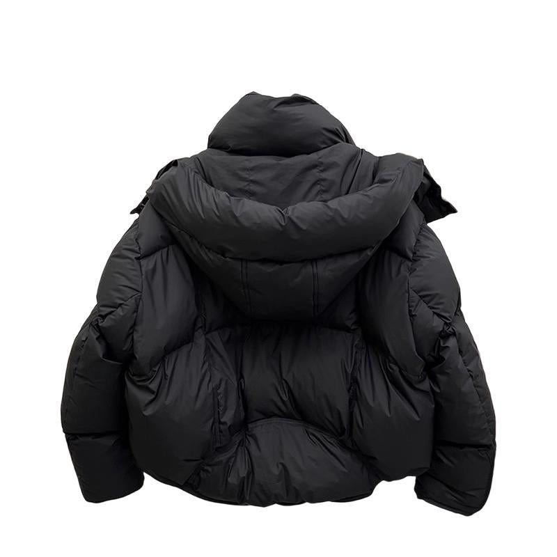 Women's Fashionable Loose - fitting Warm Hooded Jacket - QuickChop